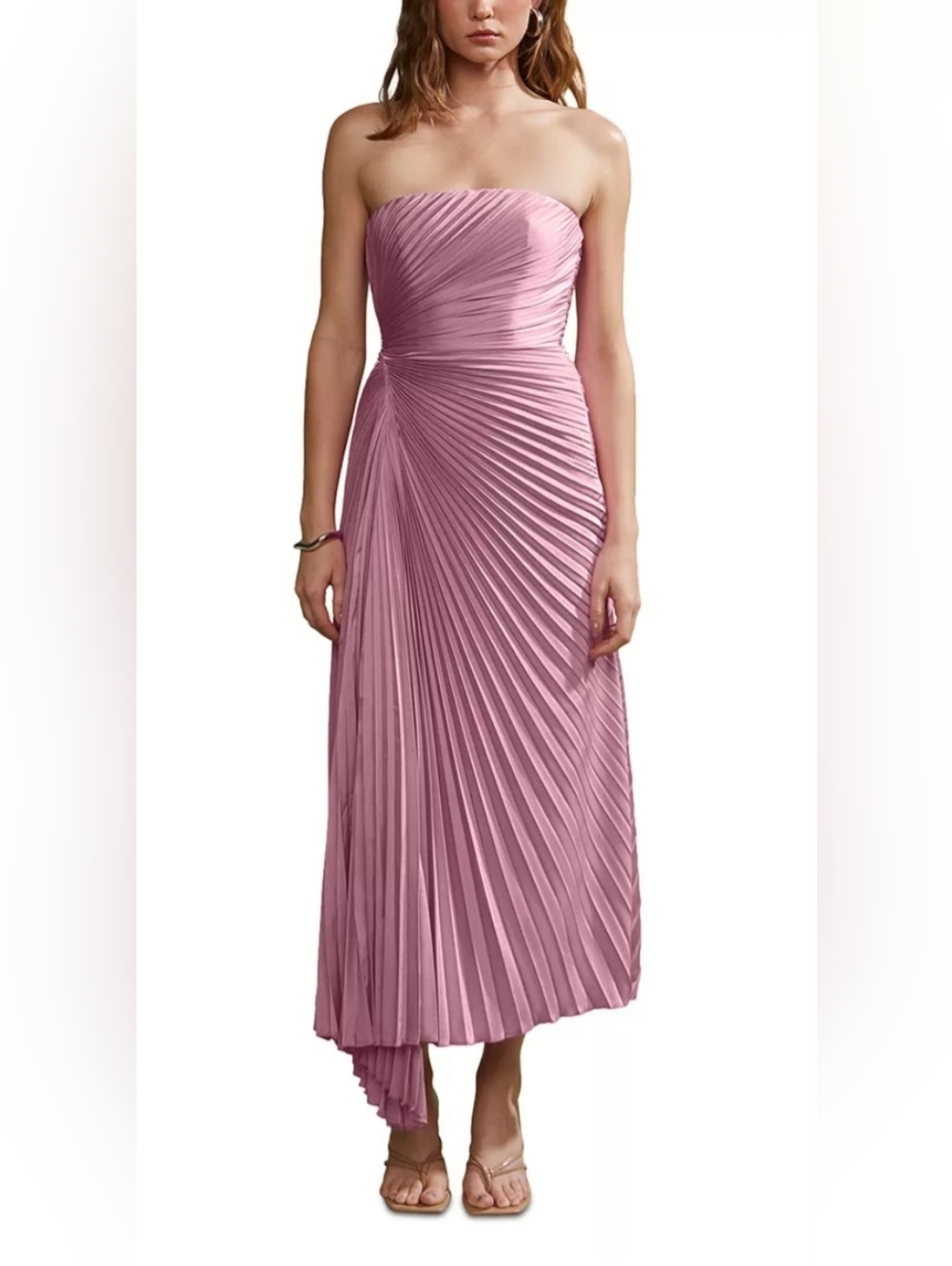 AMUR EVERYN PLEATED GOWN SIZE 6 MSRP $548